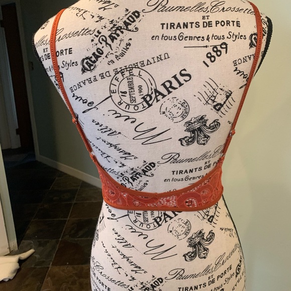 Gilly Hicks Lace Longline Lace Low Back Bra Backless Bralette Women’s Small - Picture 5 of 7